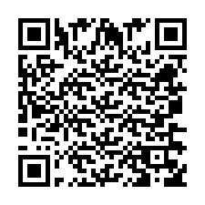 QR Code pour le numéro de téléphone +260763561548