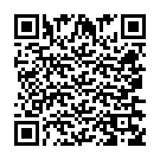 QR Code สำหรับหมายเลขโทรศัพท์ +260763561598