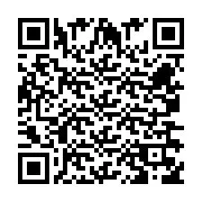 Kode QR untuk nomor Telepon +260763561827