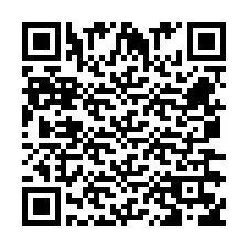 QR Code สำหรับหมายเลขโทรศัพท์ +260763561847