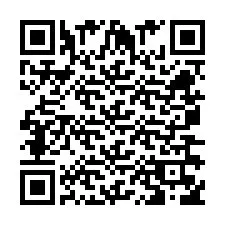 QR kód a telefonszámhoz +260763561848