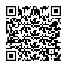 QR kód a telefonszámhoz +260763561948