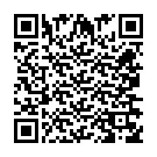 QR kód a telefonszámhoz +260763561979