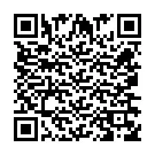 QR Code pour le numéro de téléphone +260763561989