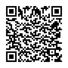 Código QR para número de teléfono +260763561999