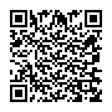 QR Code สำหรับหมายเลขโทรศัพท์ +260763562001