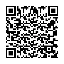 QR-code voor telefoonnummer +260763562005