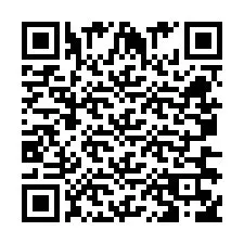 Código QR para número de teléfono +260763562028