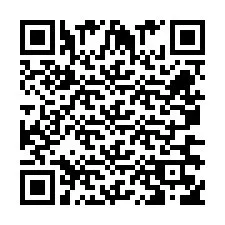 QR Code pour le numéro de téléphone +260763562029