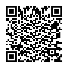 Codice QR per il numero di telefono +260763562043