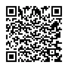 QR Code pour le numéro de téléphone +260763562085