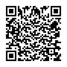 Código QR para número de teléfono +260763562087