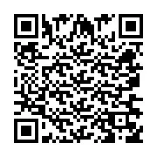 Código QR para número de teléfono +260763562088