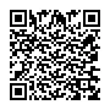 QR-code voor telefoonnummer +260763562091