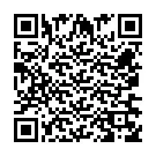 Código QR para número de teléfono +260763562097