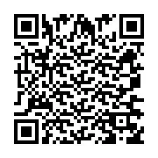 Codice QR per il numero di telefono +260763562100