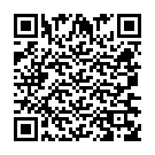 QR-code voor telefoonnummer +260763562108