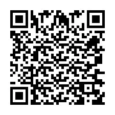 QR Code สำหรับหมายเลขโทรศัพท์ +260763562109