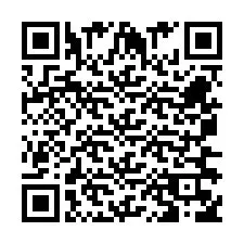 Codice QR per il numero di telefono +260763562217