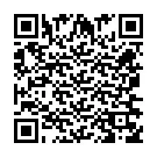 QR kód a telefonszámhoz +260763562259