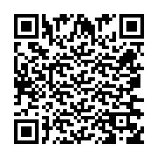 QR-code voor telefoonnummer +260763562289