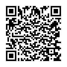 Código QR para número de teléfono +260763562291