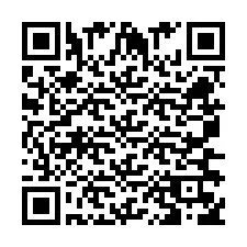 Código QR para número de teléfono +260763562308