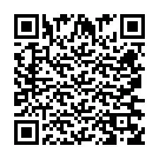 Código QR para número de teléfono +260763562386