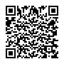 QR Code pour le numéro de téléphone +260763562428