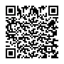 QR kód a telefonszámhoz +260763562429