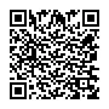 QR kód a telefonszámhoz +260763562459