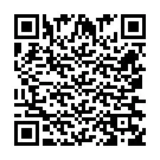 QR kód a telefonszámhoz +260763562495