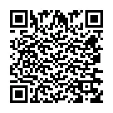 QR kód a telefonszámhoz +260763562496