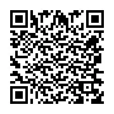 Codice QR per il numero di telefono +260763562659