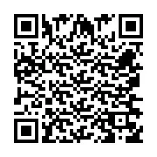 Código QR para número de teléfono +260763562687