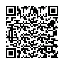 Código QR para número de teléfono +260763562806