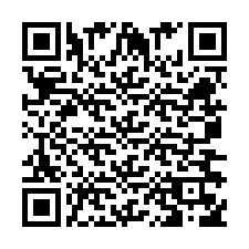 QR-code voor telefoonnummer +260763562808