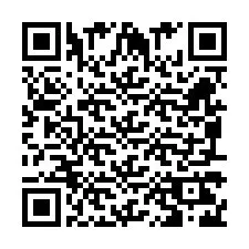 Código QR para número de teléfono +260972264815