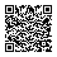 Codice QR per il numero di telefono +260972264899