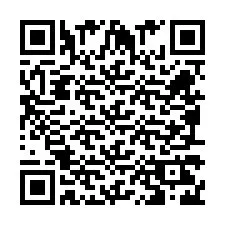 Codice QR per il numero di telefono +260972264989