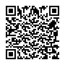 Código QR para número de telefone +260972265457