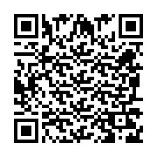 Código QR para número de telefone +260972265459