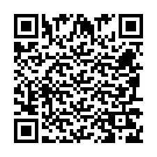 Código QR para número de telefone +260972265587