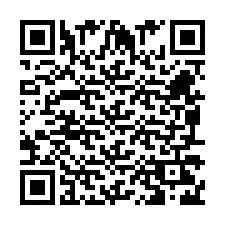 Código QR para número de teléfono +260972265857