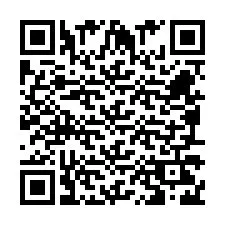 Código QR para número de telefone +260972265887