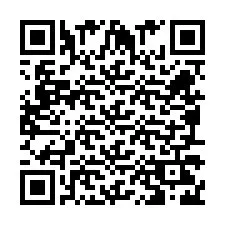 Código QR para número de teléfono +260972265889