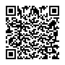 Código QR para número de teléfono +260972265945