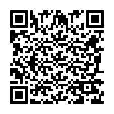 QR kód a telefonszámhoz +260972266052