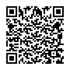 Código QR para número de teléfono +260972266202