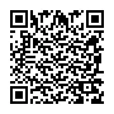 Código QR para número de teléfono +260972266550